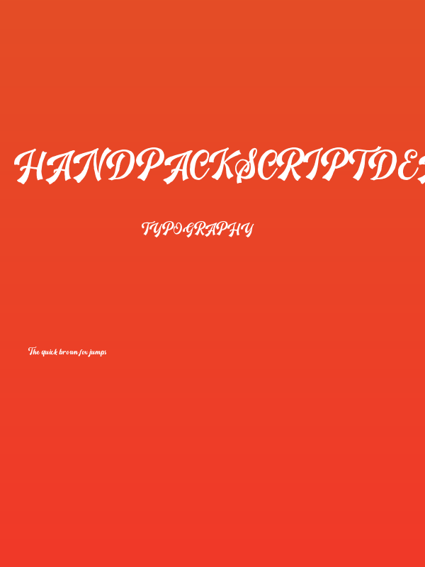 HandpackScriptDEMO Poster