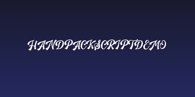 HandpackScriptDEMO Social Header