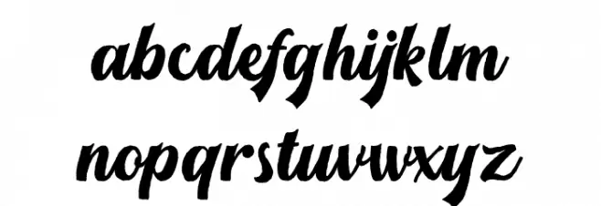 HandpackScriptDEMO Шрифта строчной