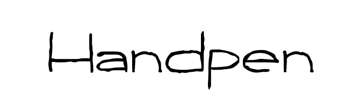 Handpen  免费字体下载