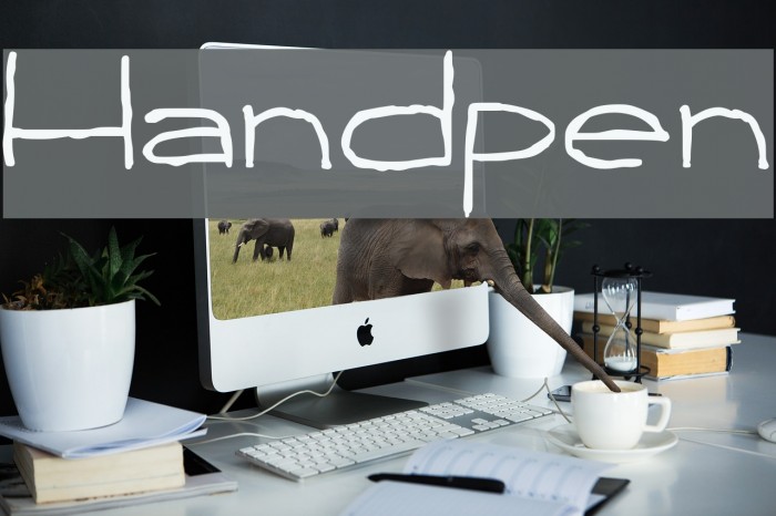 Handpen Schriftart examples