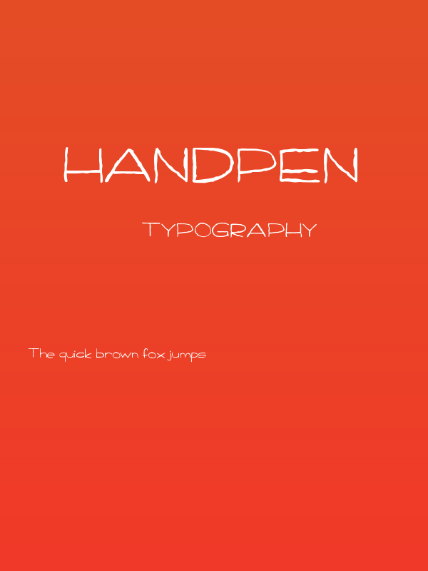 Handpen Poster