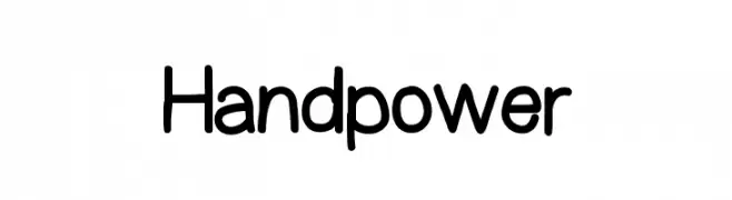 Handpower  免费字体下载