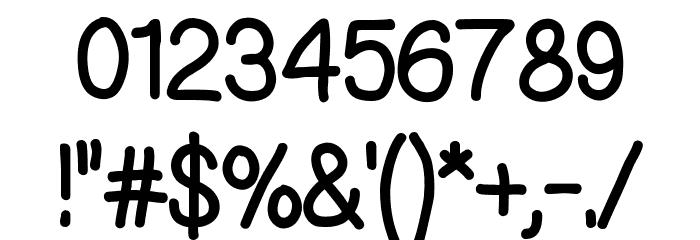 Handpower Font OTHER CHARS