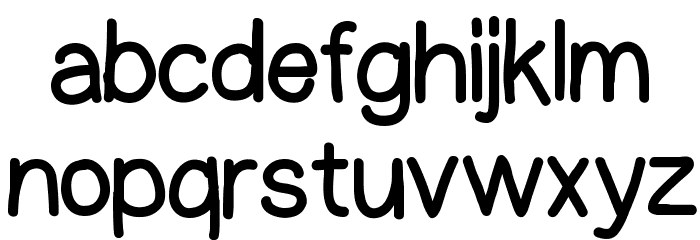 Handpower Font LOWERCASE