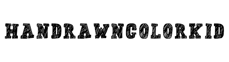 Handrawn Color Kid  font caratteri gratis