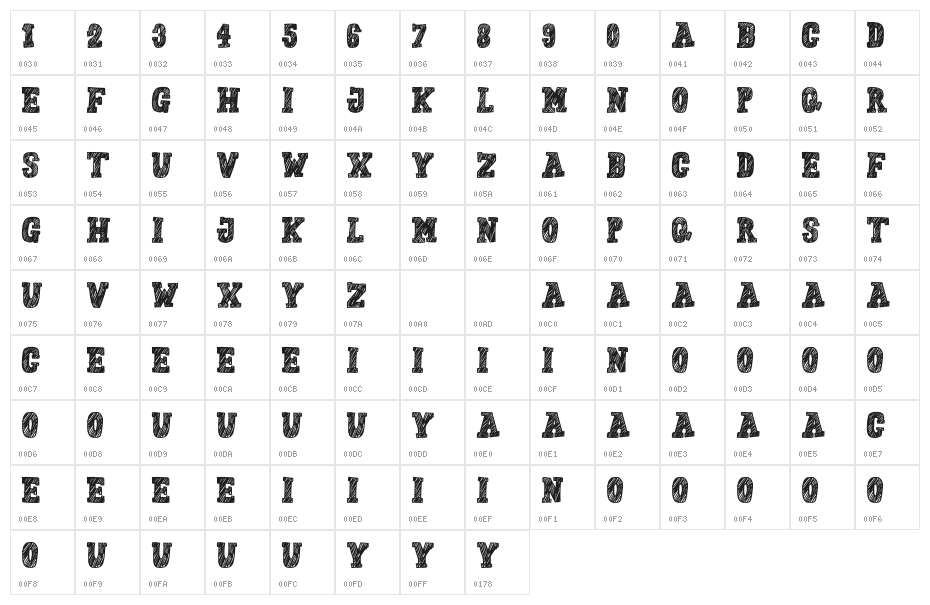 Handrawn Color Kid Character Map
