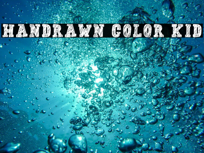 Handrawn Color Kid Example 1