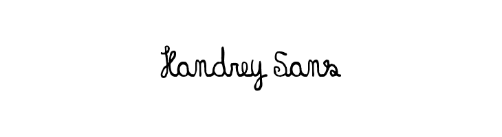 Handrey Sans  font caratteri gratis