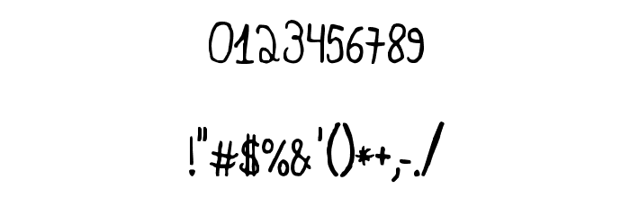 Handrey Sans Font OTHER CHARS