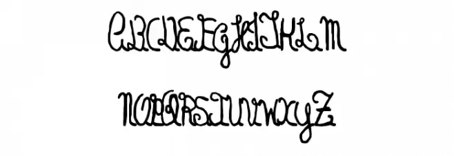 Handrey Sans 字体 大写