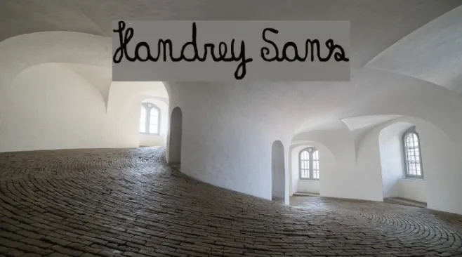 Handrey Sans Example 2