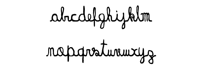 Handrey Sans Font LOWERCASE