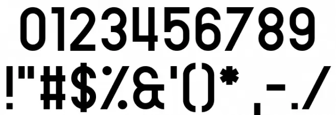 Hands Oversaturation Font OTHER CHARS