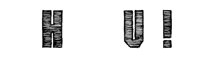 Hands Up! Font