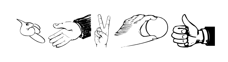 Hands  免费字体下载