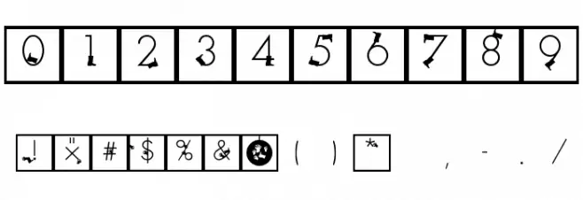 HandsAndFeet-Two Font OTHER CHARS