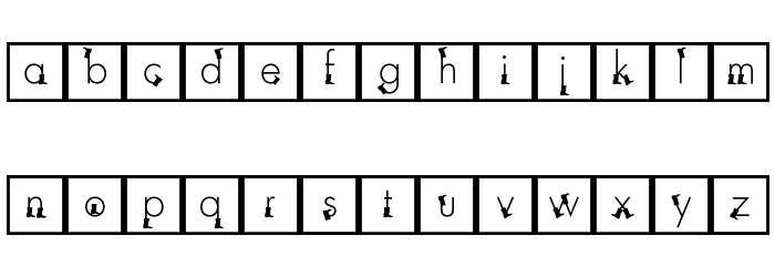 HandsAndFeet-Two Font LOWERCASE