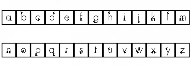 HandsAndFeet-Two Schriftart Kleinbuchstaben