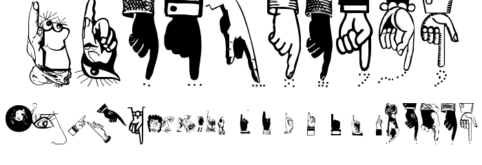 HandsDown Schriftart Anderer Schreiben