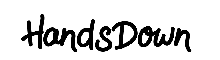 HandsDown  Frei Schriftart Herunterladen