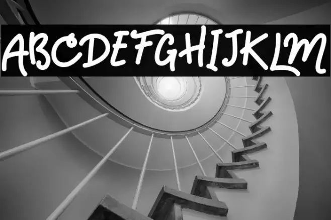 HandsDown Font examples