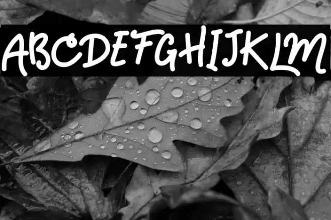 HandsDown Font examples