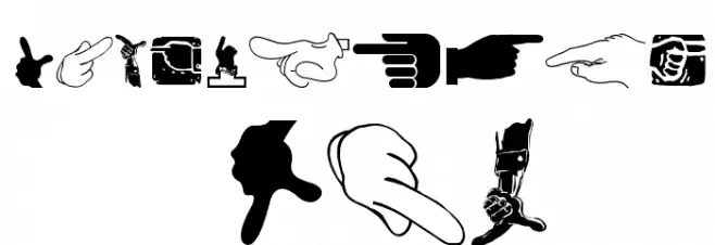 HandsOnly Font OTHER CHARS