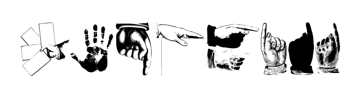 HandsUp  font caratteri gratis