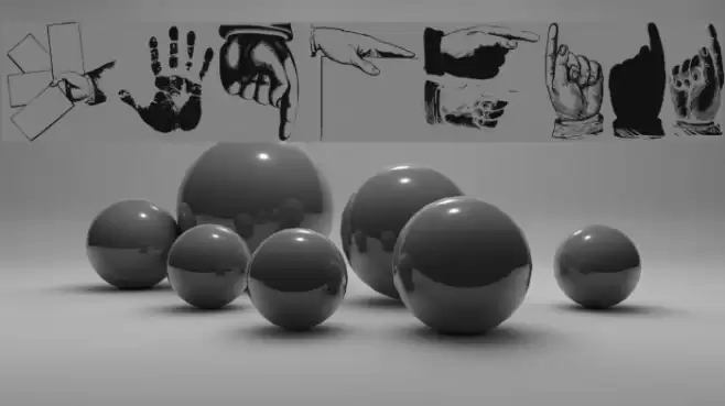 HandsUp Font examples