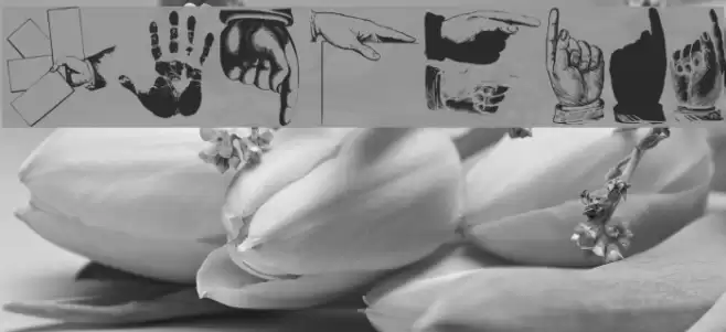 HandsUp Font examples