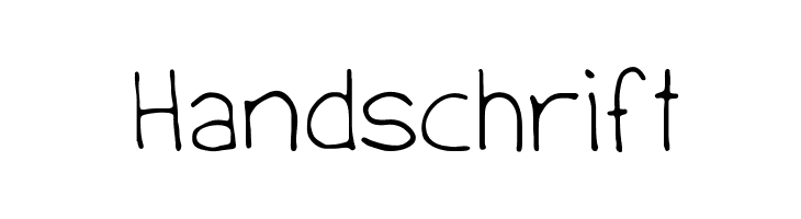 Handschrift  Frei Schriftart Herunterladen