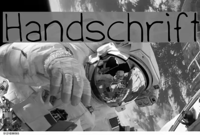 Handschrift Font examples