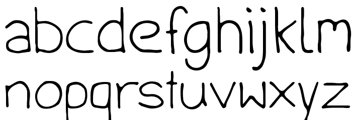 Handschrift Font LOWERCASE