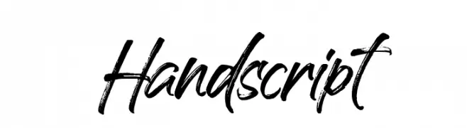 Handscript  नि: शुल्क फ़ॉन्ट्स डाउनलोड