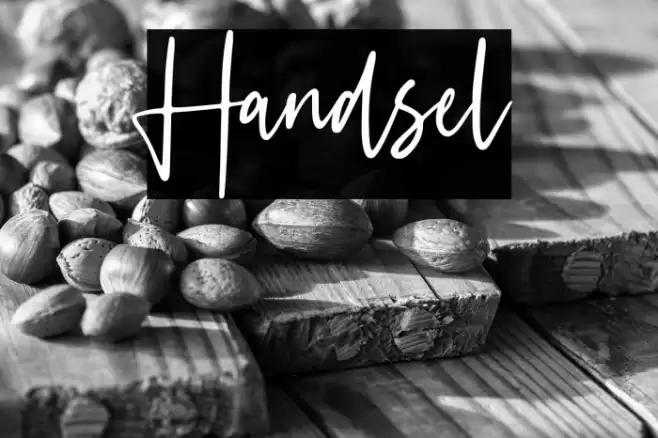 Handsel Font examples