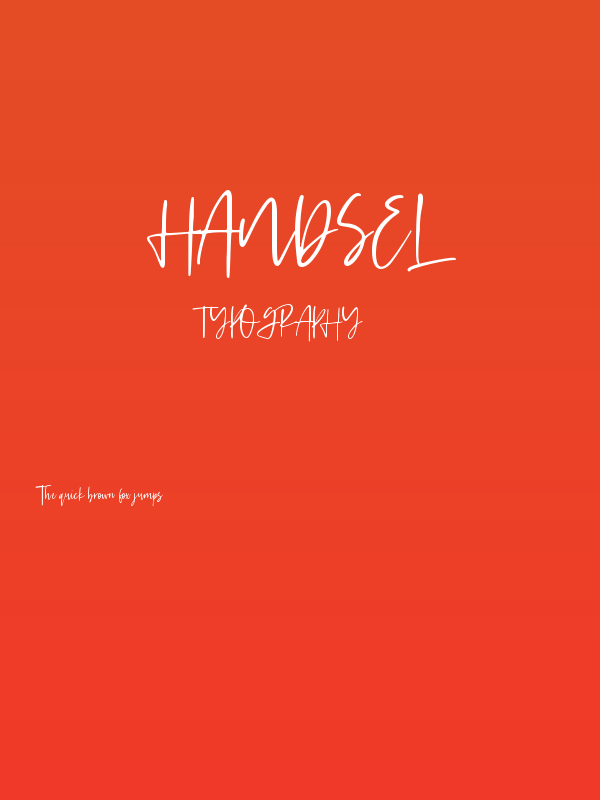 Handsel Poster