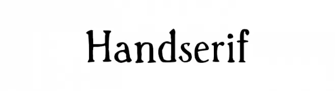 Handserif  Fuentes Gratis Descargar