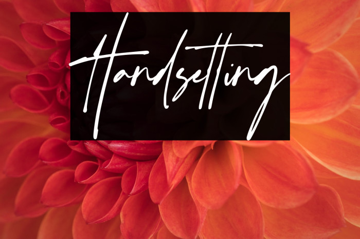 Handsetting Example 3