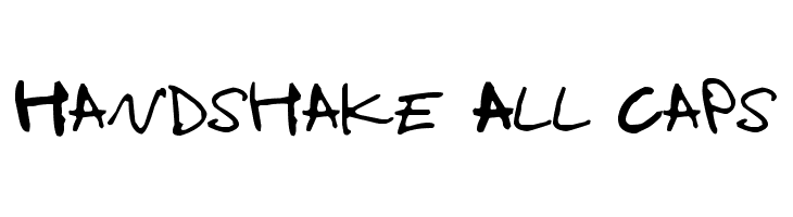 Handshake All Caps  免费字体下载