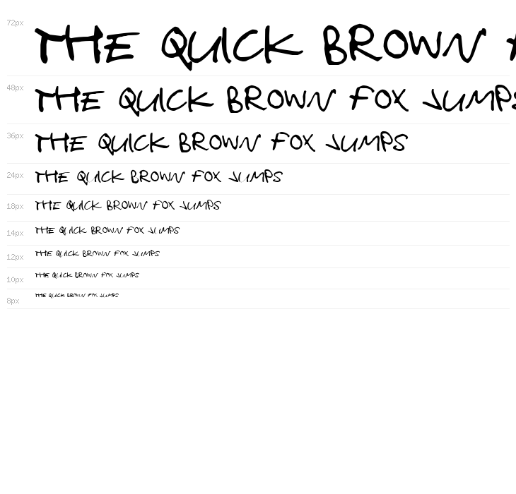 Handshake All Caps Waterfall