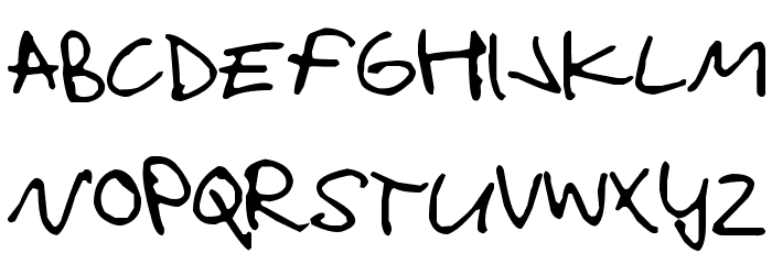Handshake All Caps Font LOWERCASE