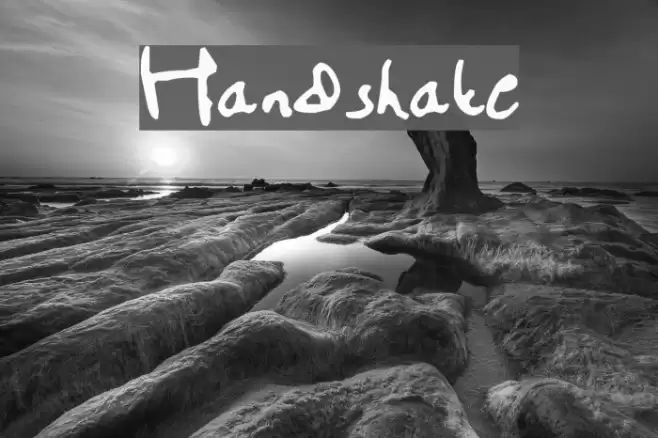 Handshake Font examples