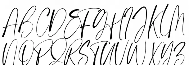 Handsnow Font Litere mari