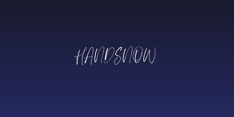 Handsnow Social Header