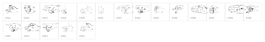 Handsom Character Map