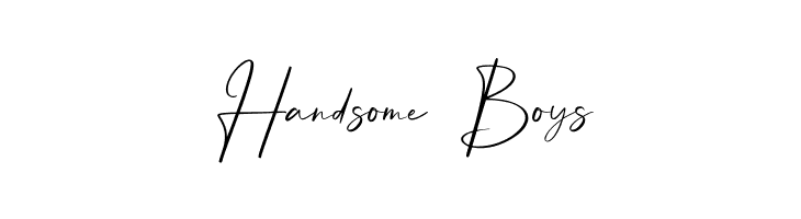 Handsome Boys 字体