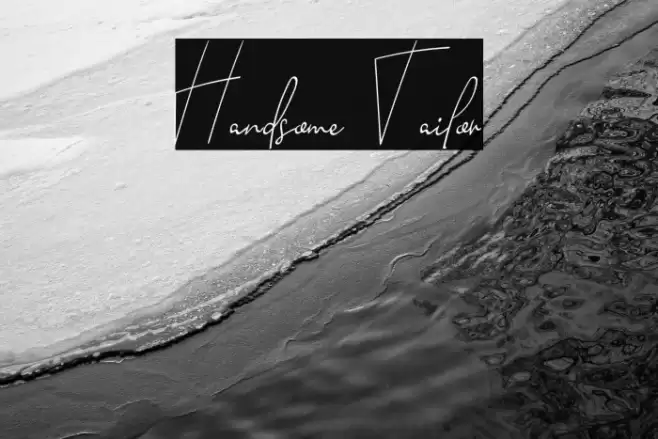 Handsome Tailor Font examples