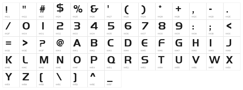 Handsome Character Map