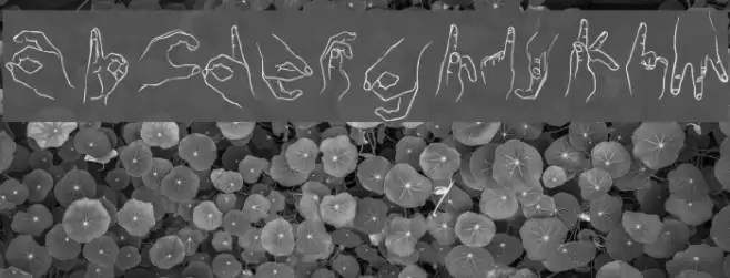 Handstand Font examples